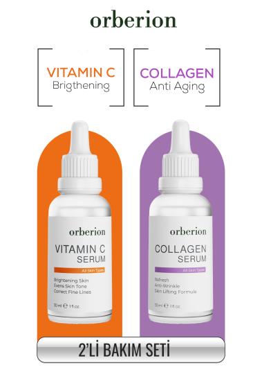 2’li Cilt Bakım Paketi (C VİTAMİNİ + COLLAGEN) | orberion.com
